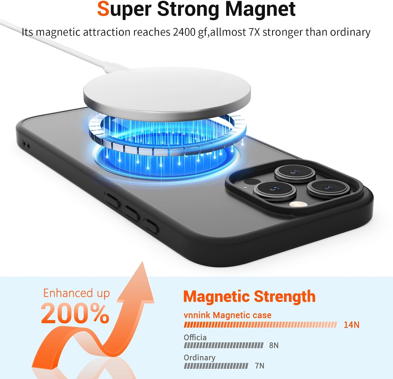 Detalle 2 de vnnink iPhone 16 Pro Max magnetic case