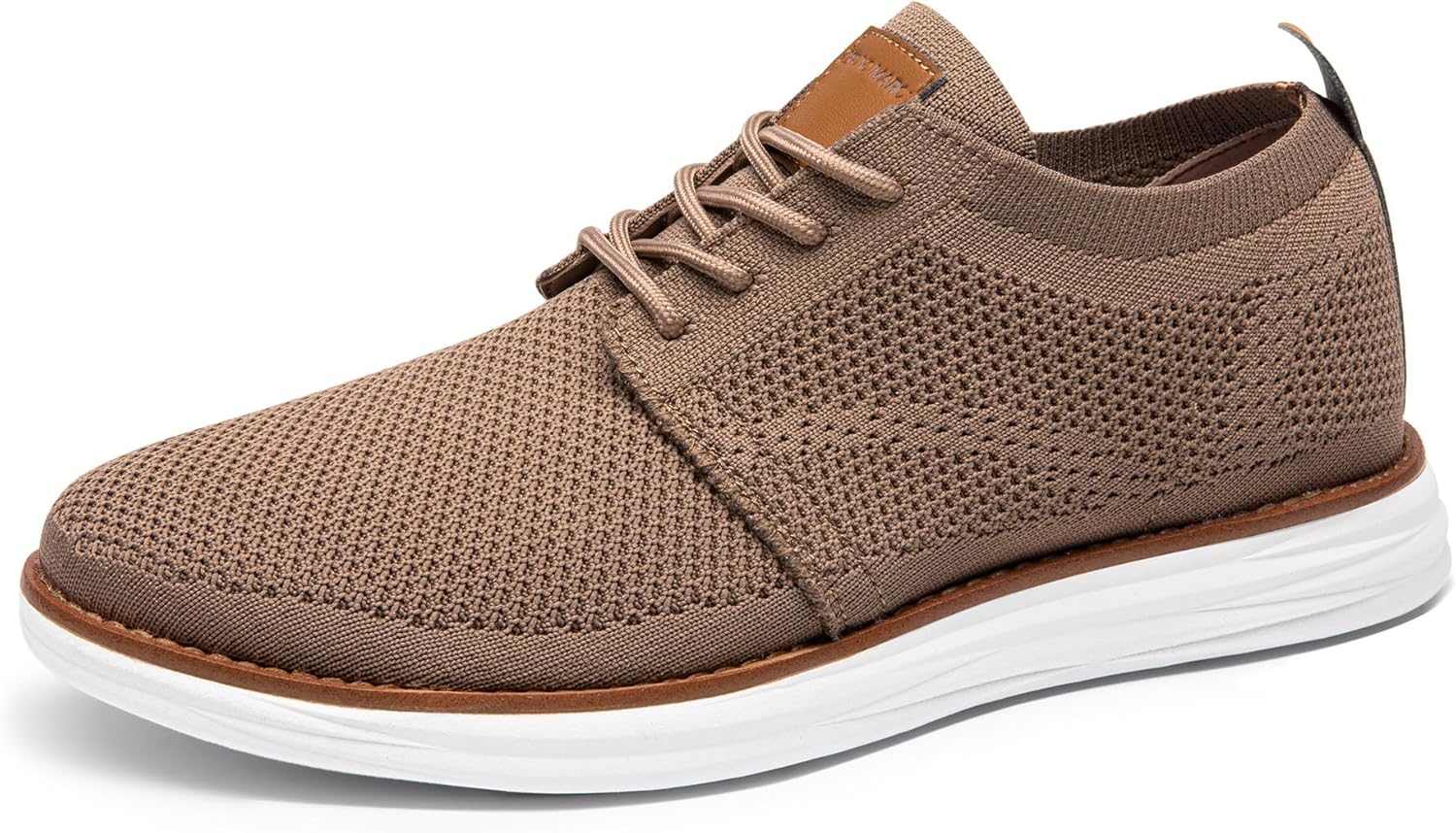 Detalle de Bruno Marc Men’s KnitFlex Breeze Mesh Sneakers Oxford Lace-Up Lightweight Walking Shoes