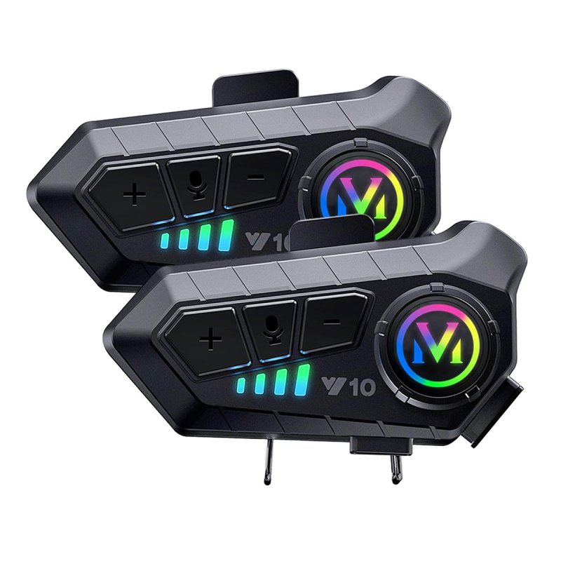 Detalle 2 de Klack Y10 Auriculares Bluetooth Intercom Moto IPX6 Hi-Fi (2 Uds.)