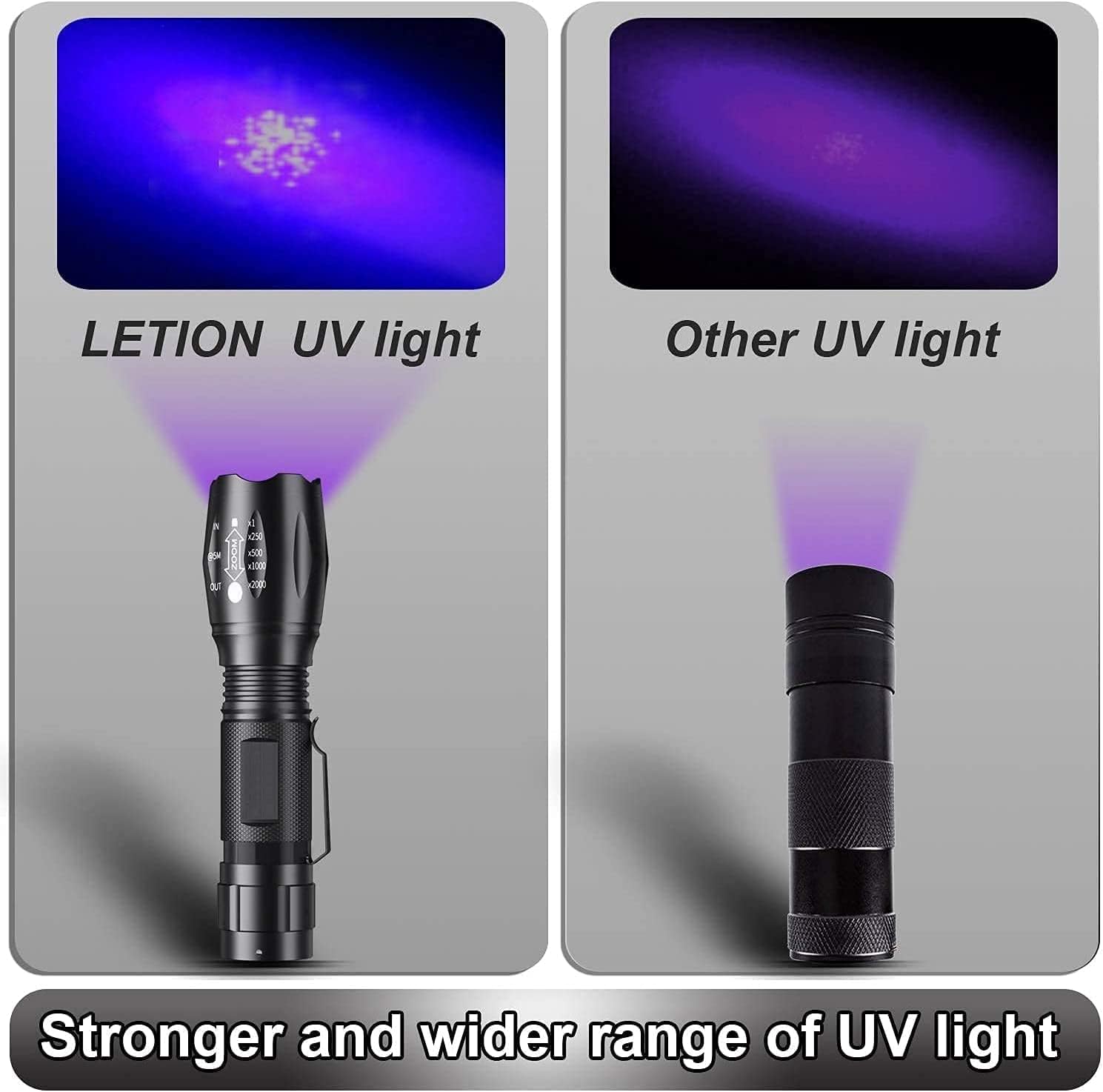 Detalle 2 de MOWETOO UV Torch 395nm 500lm