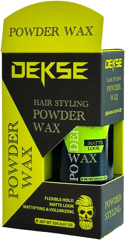 Detalle de Dekse Powder Wax 20g – Polvere per capelli per volume opacizzante e texture