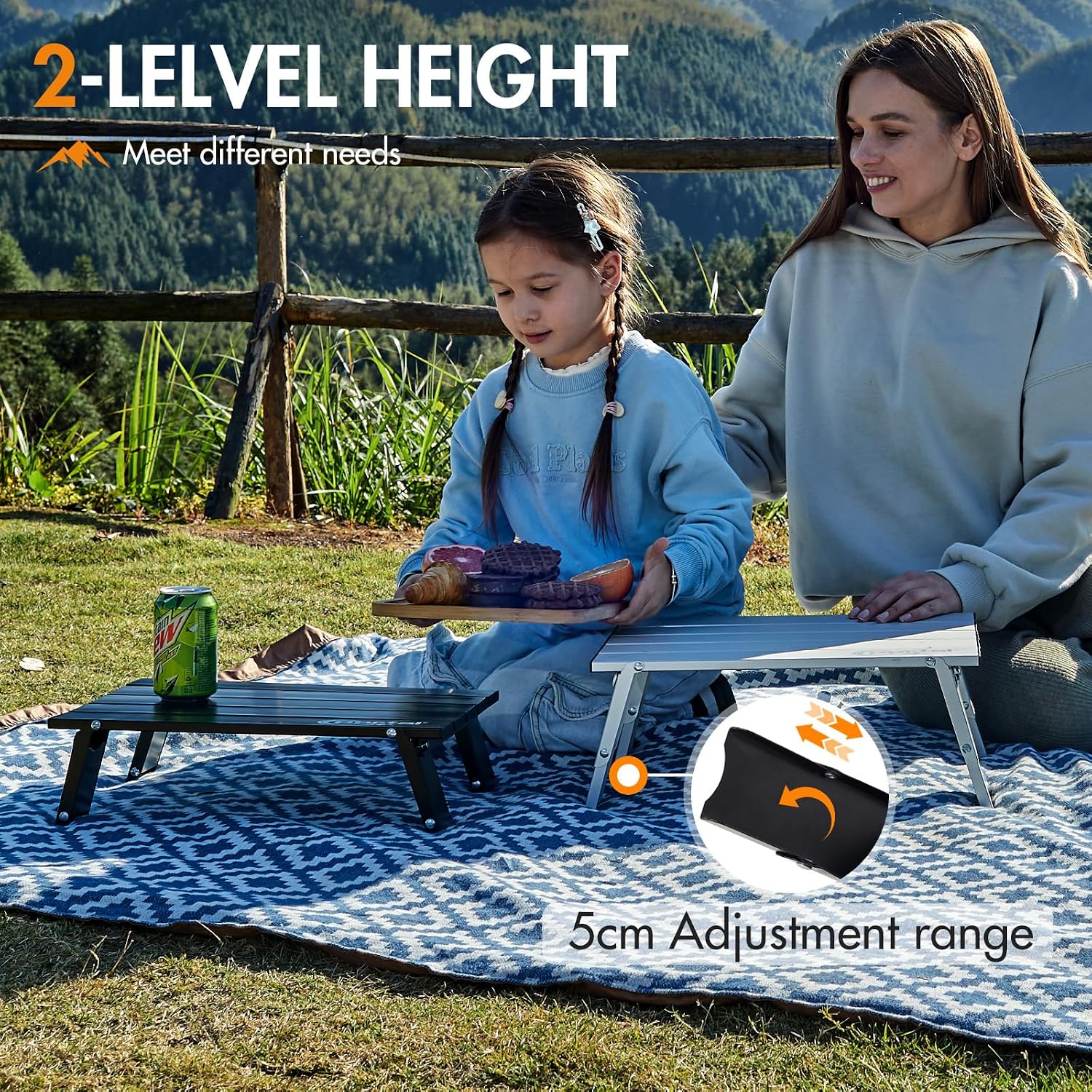 Detalle 2 de Portal Small Folding Camping Table 40x29x16cm