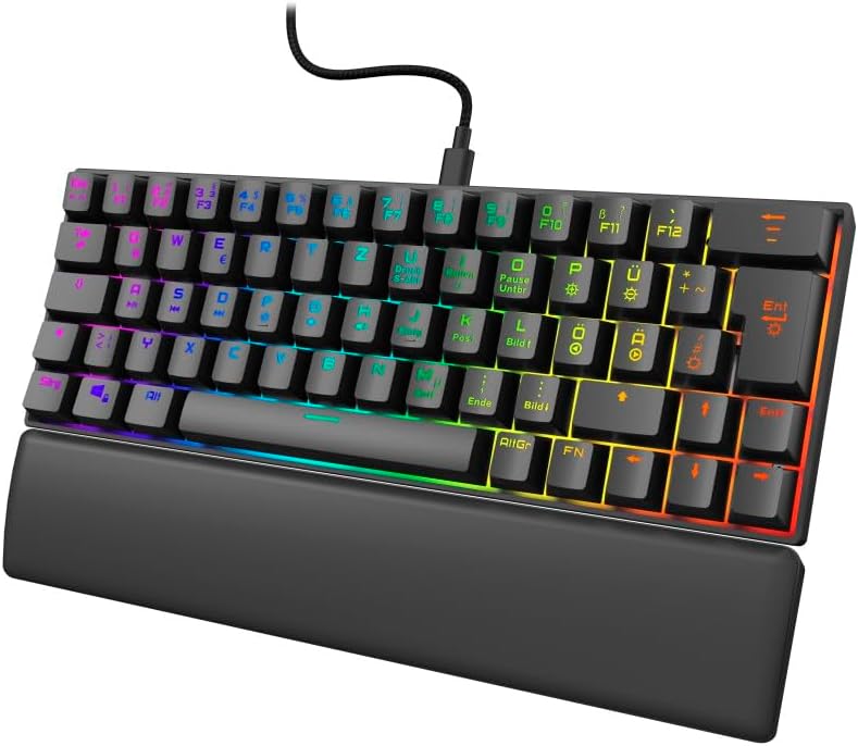 Thumbnail 2 de uRage Exodus 760 Mechanical Mini – Kompakte QWERTZ-Gaming-Tastatur mit Outemu Red Switches