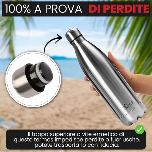 Thumbnail 3 de OTTO KONING Borraccia Termica 1 L Acciaio Inox Doppia Parete: robusta, pratica e versatile
