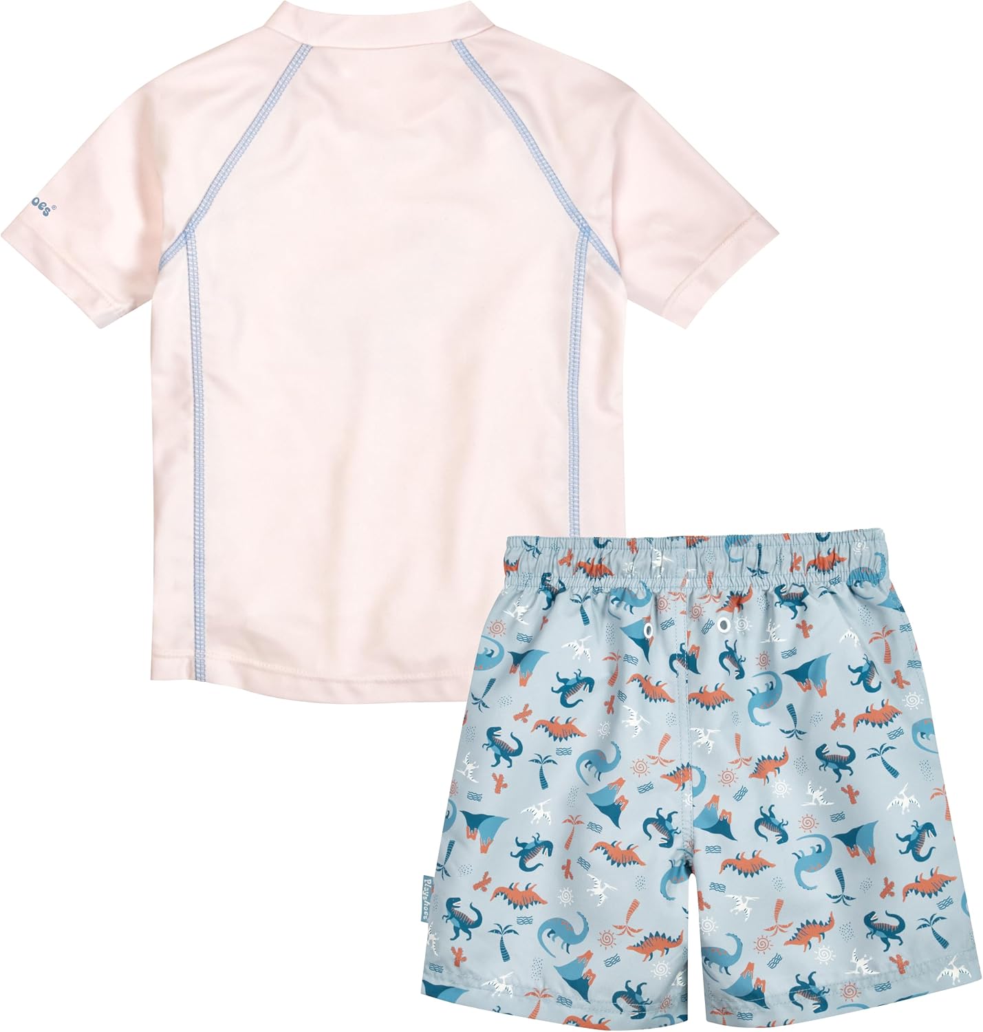 Detalle de Playshoes Zweiteiler Maillot dermoprotecteur Garçon – UV 50+, coton recyclé et confort