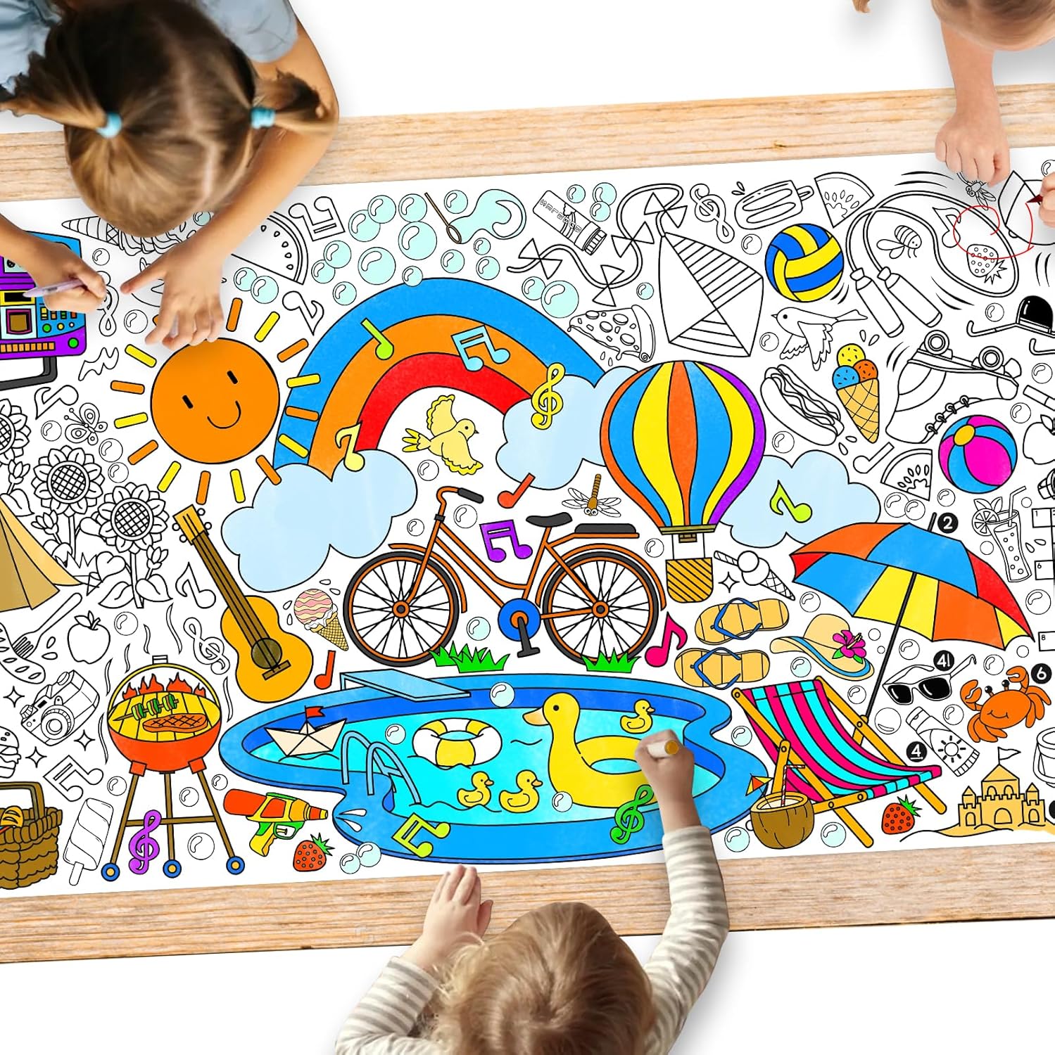 Thumbnail 6 de Gatherfun Unicorns Giant Coloring Poster 31.5x72