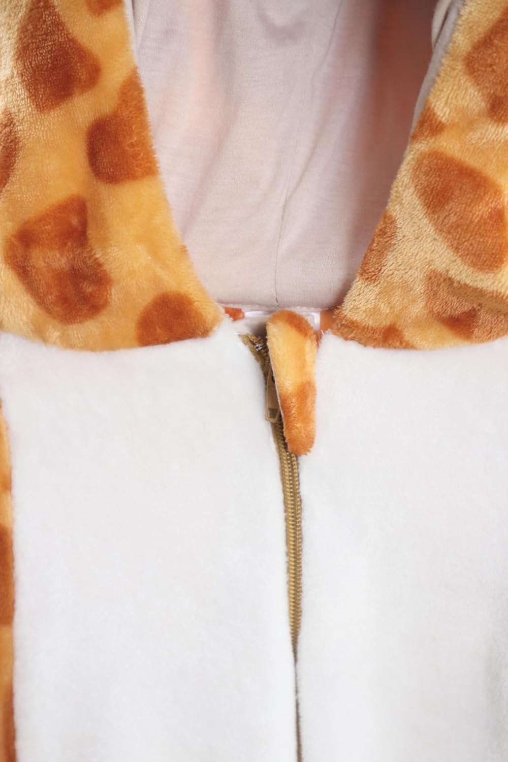 Detalle de FHSFDZSW Baby Flannel Animal Onesie with Hood and Button Opening