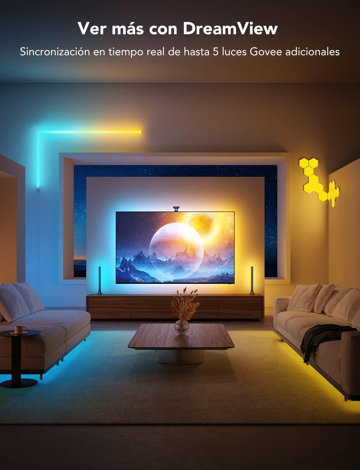 Thumbnail 5 de Govee T2 Backlights RGBIC para TV 75-85”