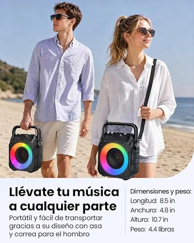 Thumbnail 6 de Karaoke Wowstar: Máquina Karaoke para Adultos con 2 Micrófonos Inalámbricos
