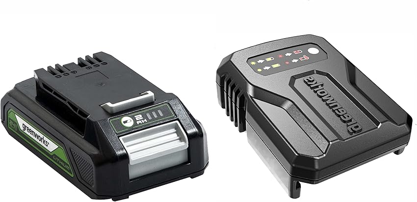 Thumbnail 1 de Greenworks 24V Cargador de Batería 2A con Indicador LED ⚡