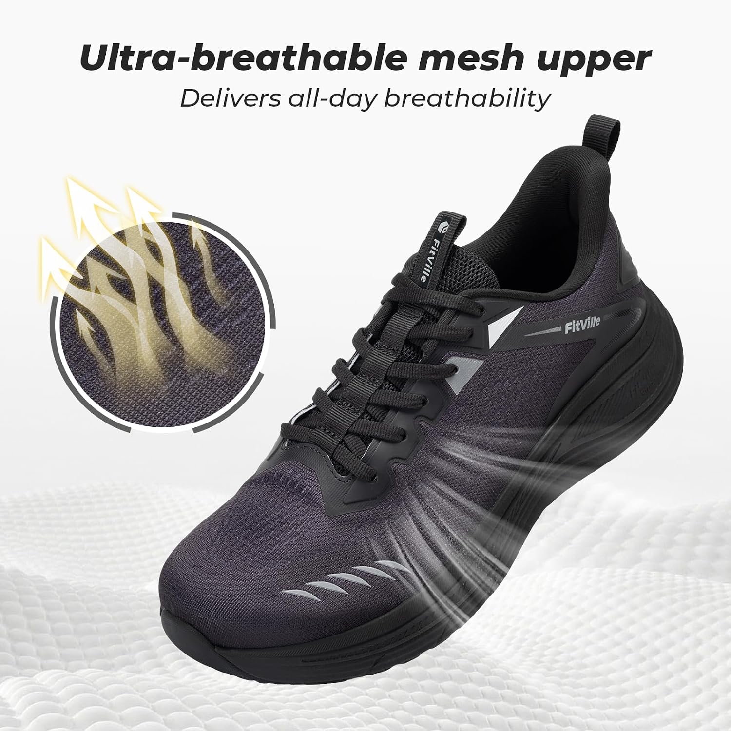 Thumbnail 3 de FitVille Extra Wide Running Trainers