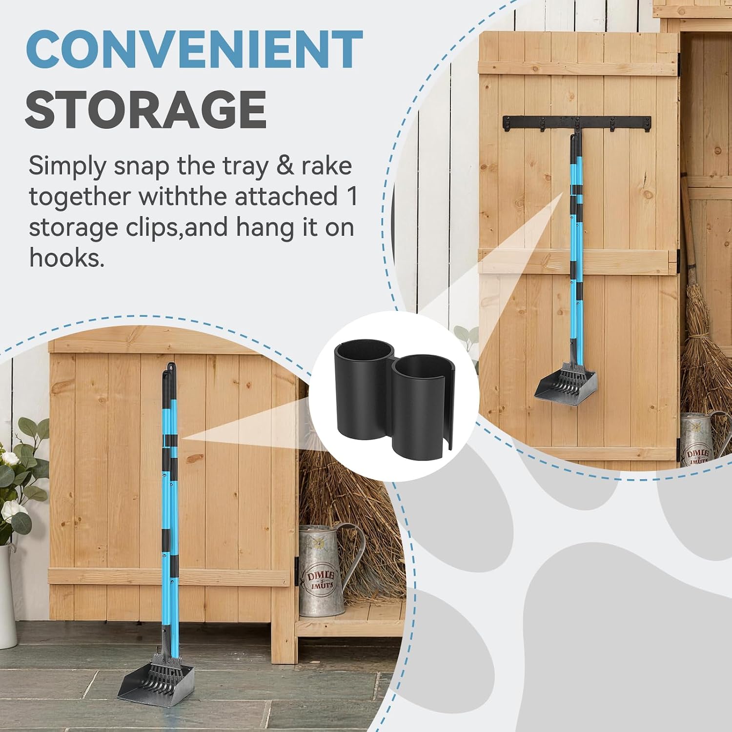 Thumbnail 6 de QUMIMA Dog Pooper Scooper, 38-Inch Handle