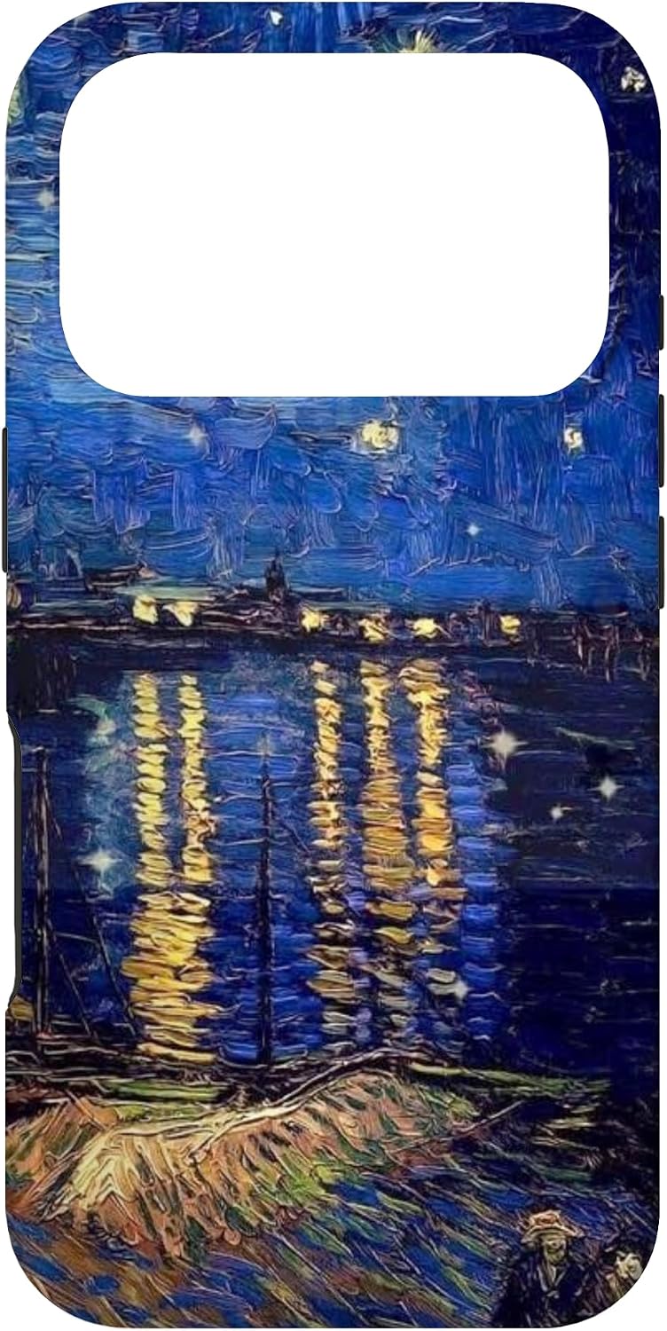 Detalle de Custodia iPhone 17 Pro con dipinto Van Gogh