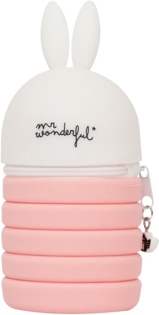 Detalle 2 de Mr. Wonderful Astuccio silicone estensibile Coniglio con chiusura a cerniera