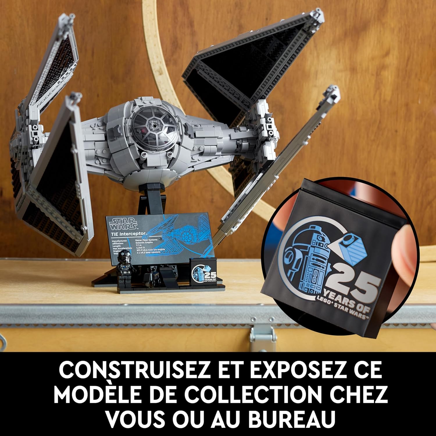 Thumbnail 5 de LEGO Star Wars Intercepteur TIE UCS 75382 — Set de construction pour adultes, exposition et collection