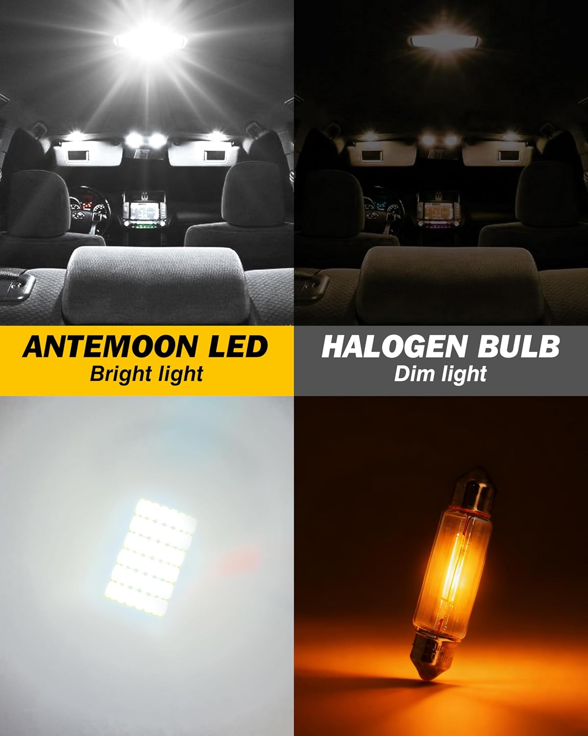 Detalle 2 de ANTEMOON 41mm Festoon C5W 6500K LED