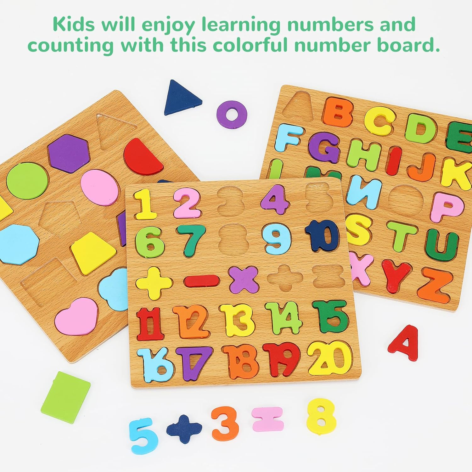 Thumbnail 4 de Alphabet Wooden Puzzles Pack of 3 🧩