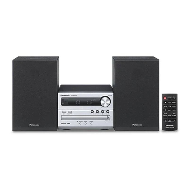 Detalle de Panasonic SC-PM250EC-S, microcadena de 20 W RMS con Bluetooth, USB y CD