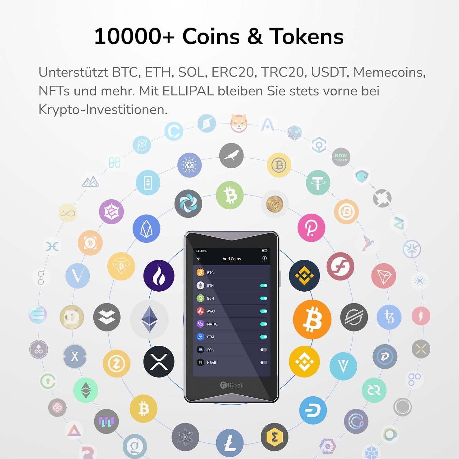 Thumbnail 2 de ELLIPAL Titan 2.0 Krypto-Wallet für Offline-Sicherheit
