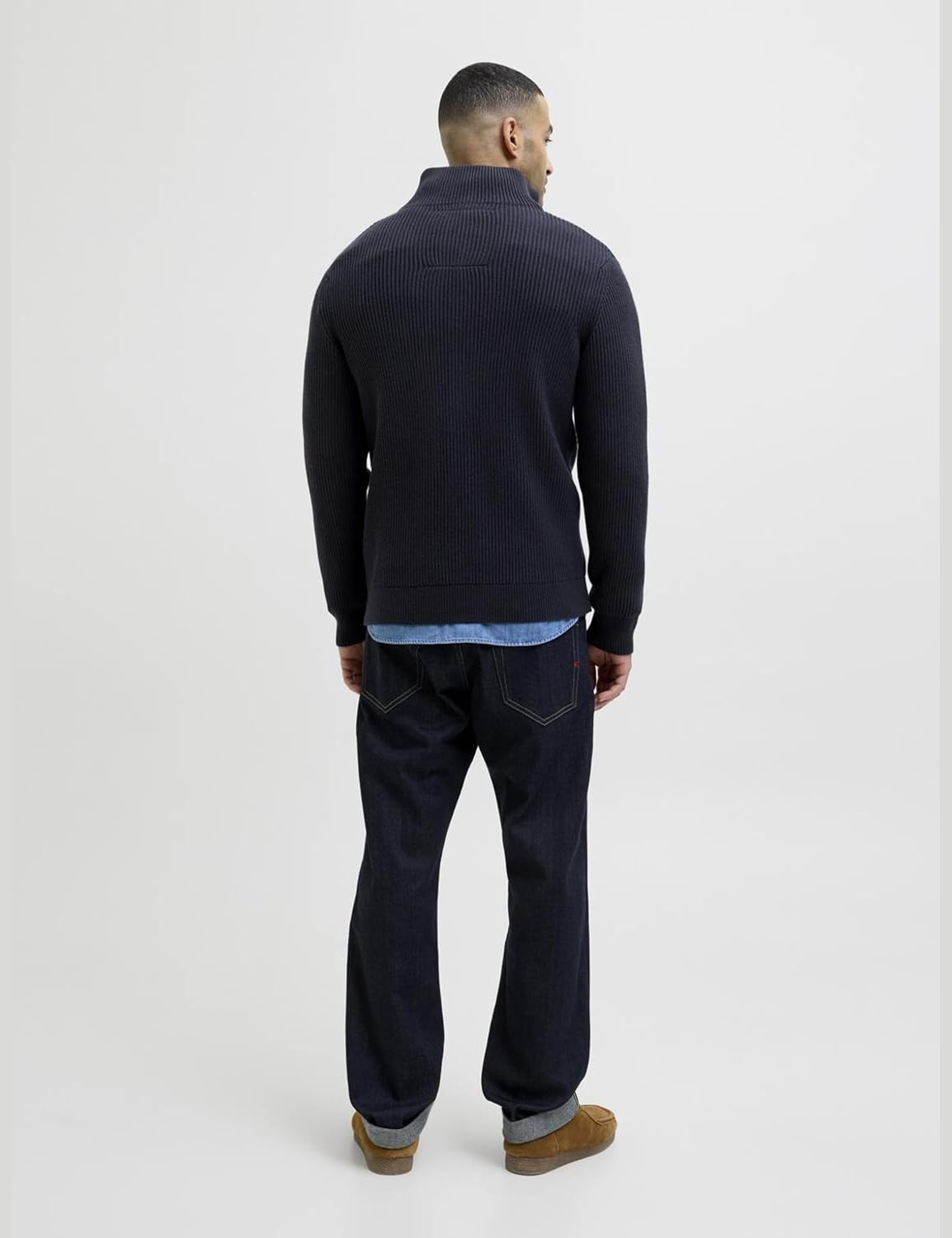 Detalle 1 de R.D.D. ROYAL DENIM DIVISION Rddwalt Knit Noos – męski kardigan z zamkiem