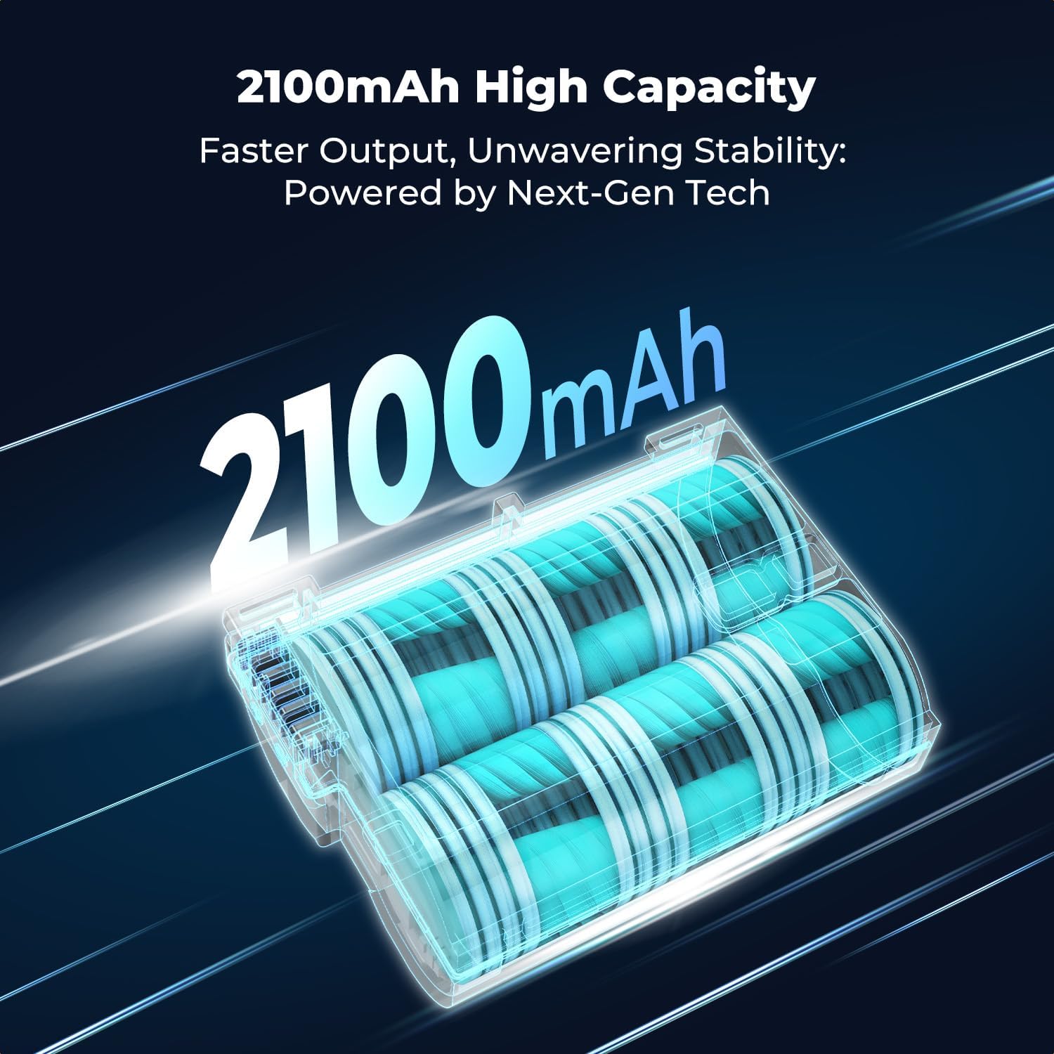 Thumbnail 2 de K&F CONCEPT EN-EL15/EN-EL15A/EN-EL15B Akkus + Dual-USB-Ladegerät (2-teiliges Paket, 2100 mAh) für Nikon DSLR