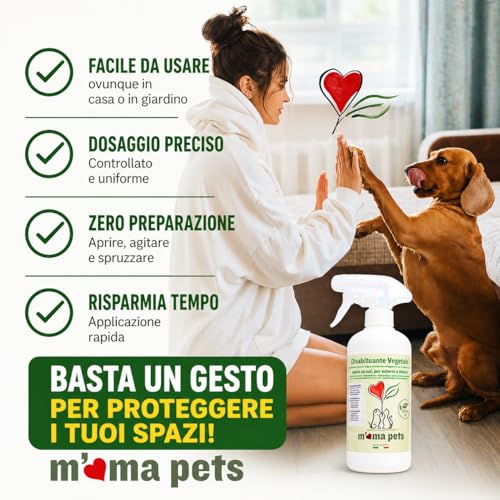 Thumbnail 7 de M' MA PETS 100% Natural Repellent per cani e gatti – Urine Spray, 500 ml, Made in Italy