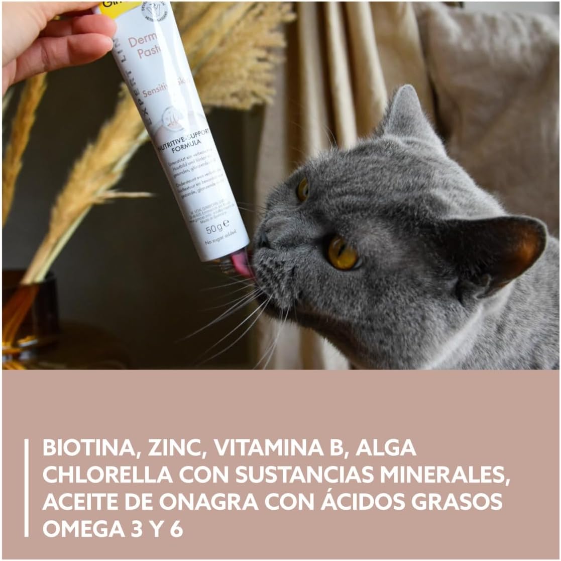 Detalle 2 de GimCat EXPERT LINE Derma Pasta 🐱 Snack para piel y pelaje