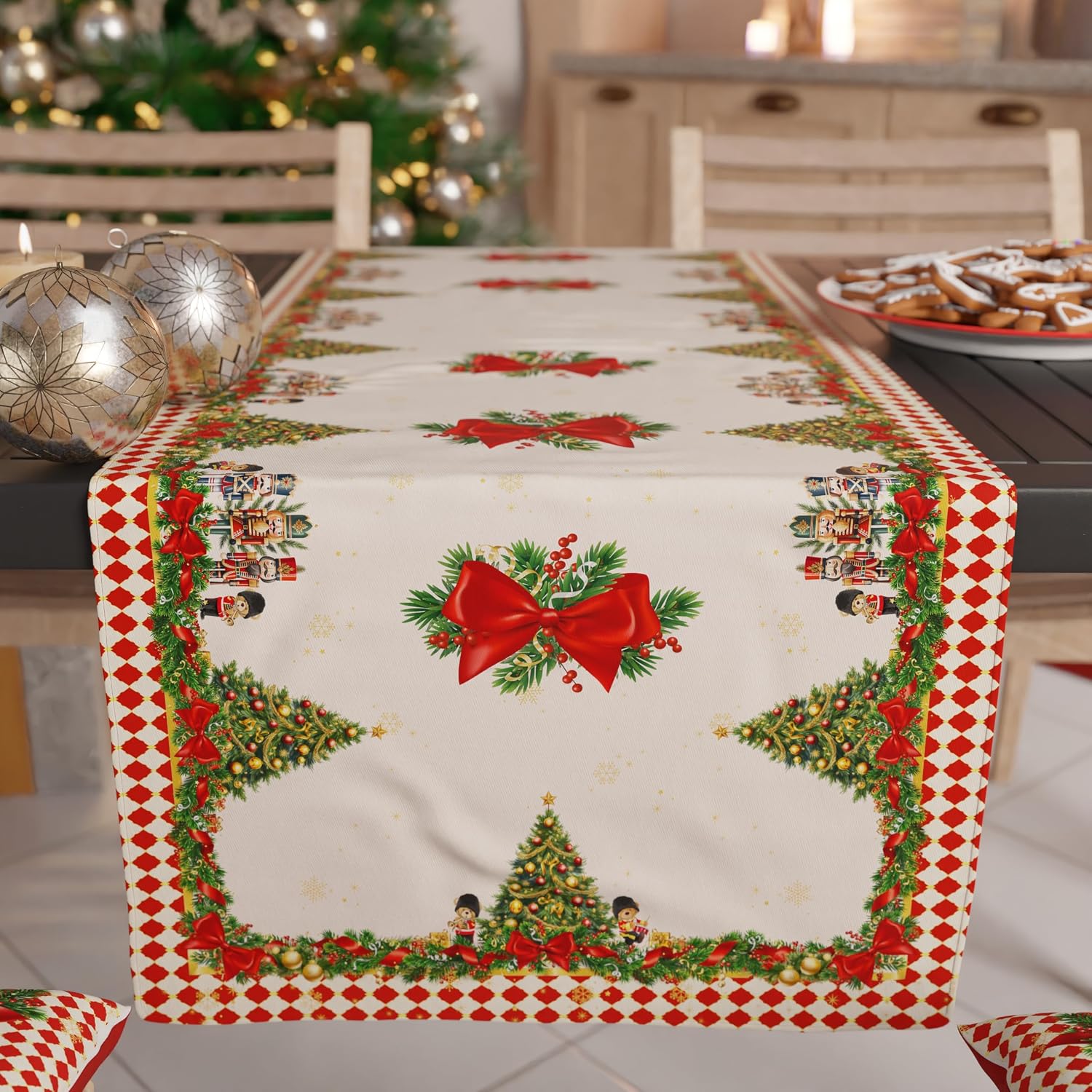Thumbnail 4 de PETTI Artigiani Centrotavola Natalizio 90x90 cm 🎄