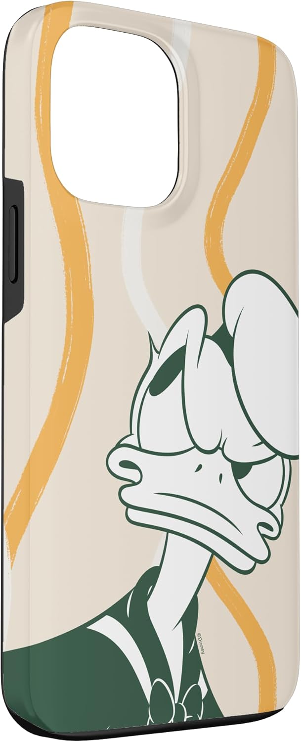 Thumbnail 2 de Disney Paperino Retro Vintage Custodia per iPhone 13 Pro Max – stile portafoglio con motivo linee