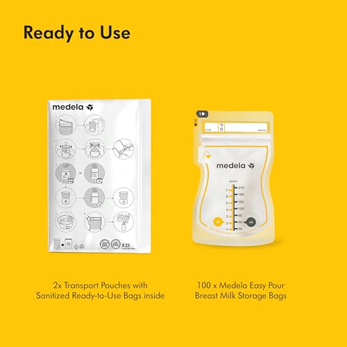 Thumbnail 8 de Medela Easy Pour Breastmilk Storage Bags 100 count
