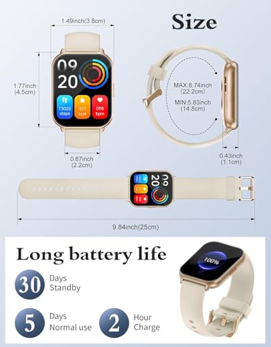 Thumbnail 6 de RUIMEN Montre Connectée Homme Femme – 113 Modes Sportifs, Appels Bluetooth, Notifications et Cadran Personnalisable