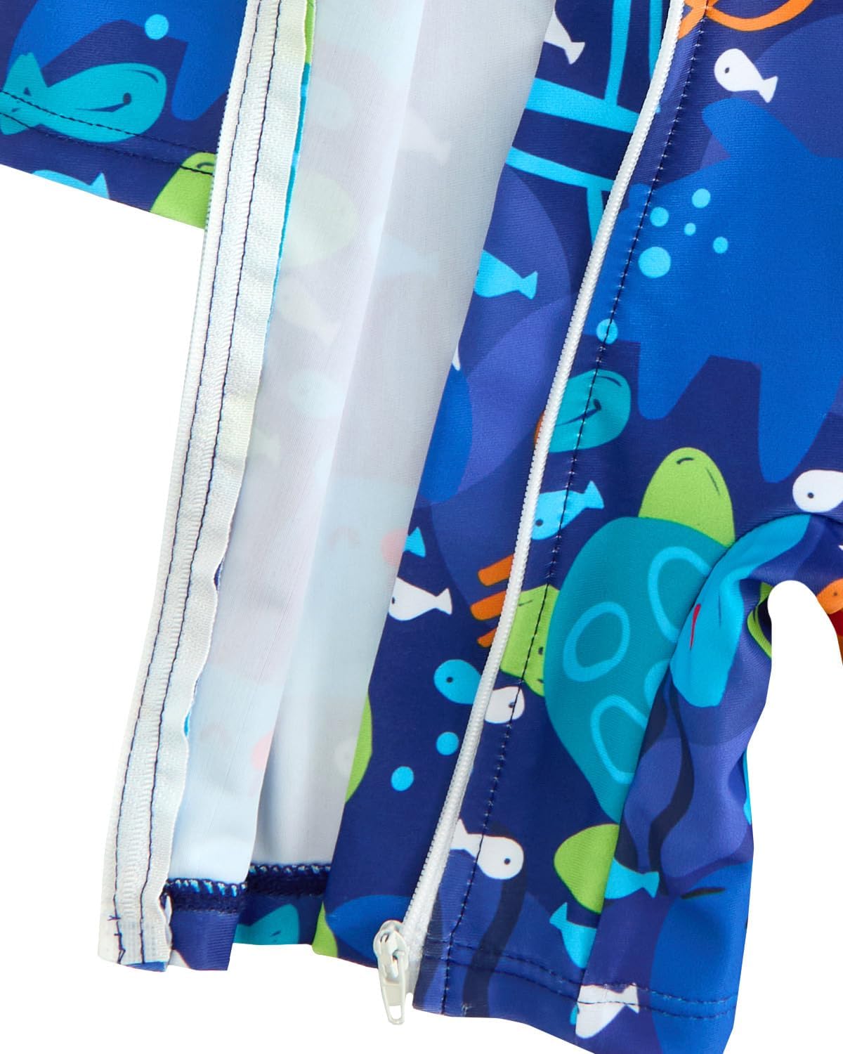 Detalle de WYTbaby Baby Badeanzug einteilig mit UV-Schutz und Reißverschluss (3 Monate–3 Jahre)