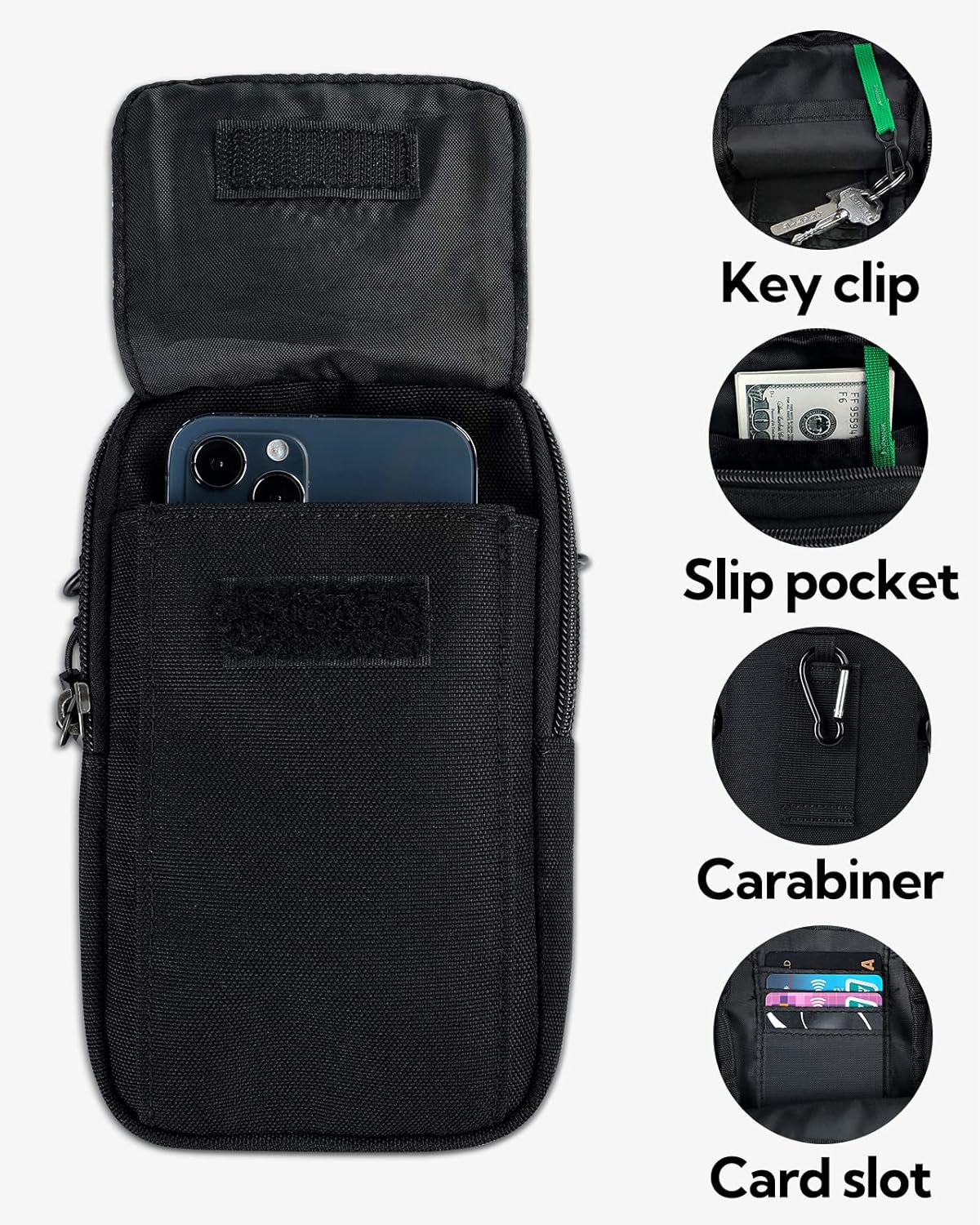 Thumbnail 3 de Waterfly Small Shoulder Crossbody Bag: Practical, compact EDC pouch for everyday carry