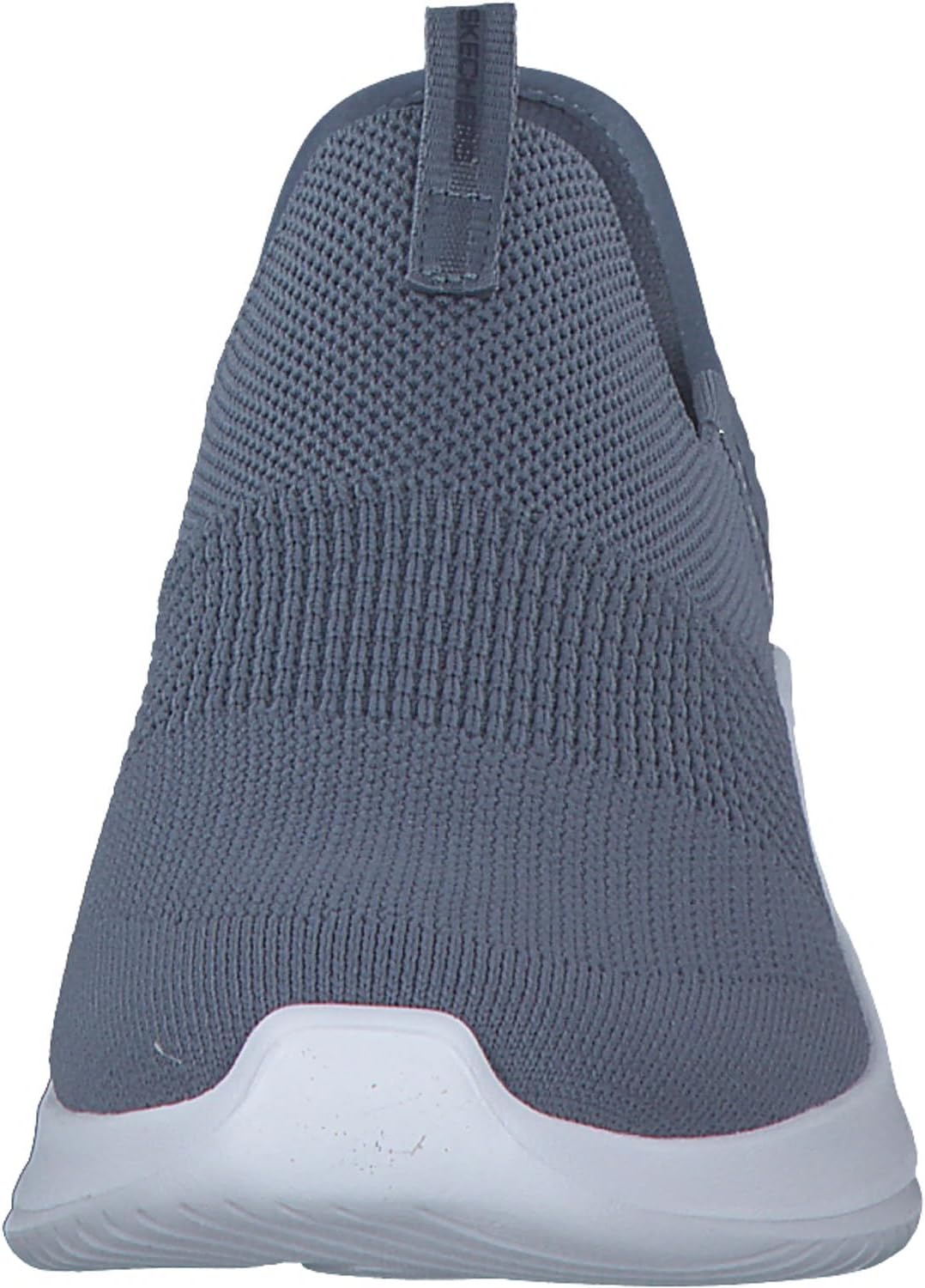 Detalle de Skechers Mujer Ultra Flex 3.0 Cozy Streak Slip-In – Entrenador ligero y cómodo (Slate Textile/Navy Trim) 36 EU