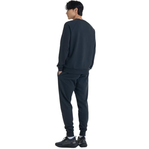 Thumbnail 3 de Under Armour Rival Fleece Joggers para hombre – Negro/Blanco, talla LG