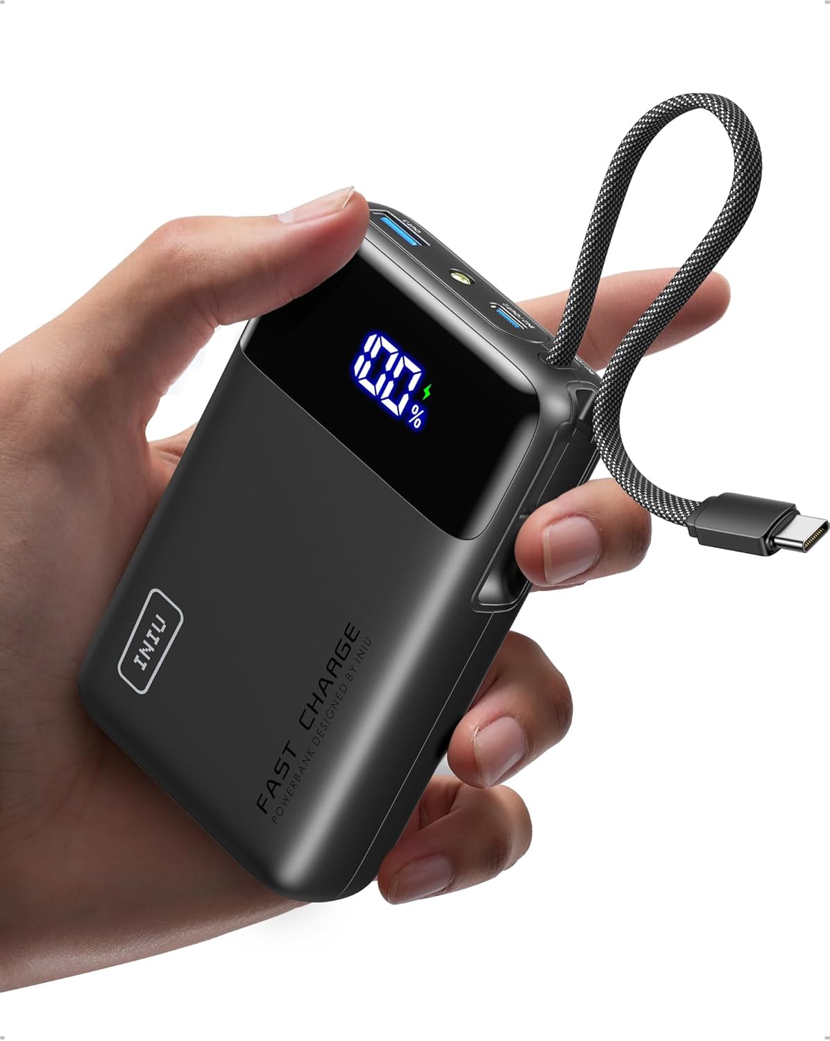 Detalle de INIU 45W Power Bank 20000 mAh, kompakt
