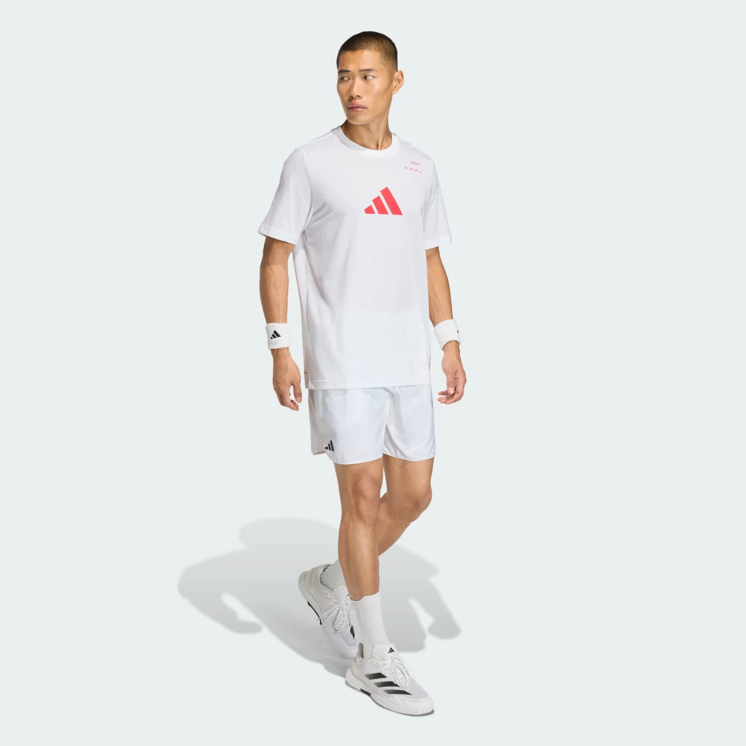 Thumbnail 2 de Camiseta de tenis estampada Category de Adidas – color Blanco