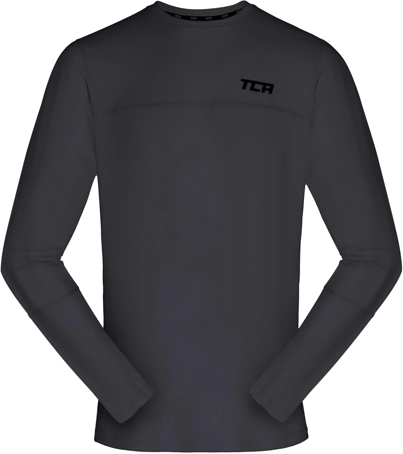Detalle 2 de TCA Element Maglia da Corsa a Manica Lunga per Bambino – DT Tecnologia D.R.Y. e Zip di copertura