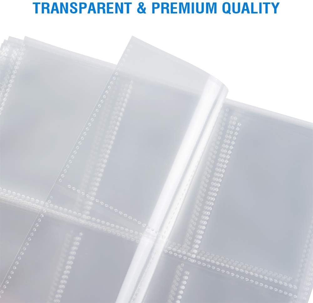 Detalle de Sooez SZ-13-10 Trading Card Sleeves, 36 Double-Sided Pages, PVC-Free