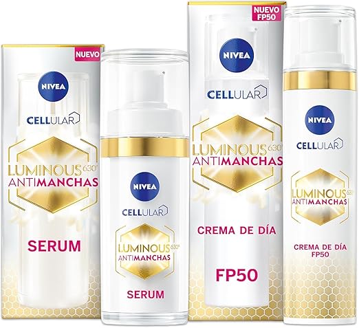 Detalle de NIVEA Cellular LUMINOUS 630 Set Antimanchas ✨ Piel Radiante
