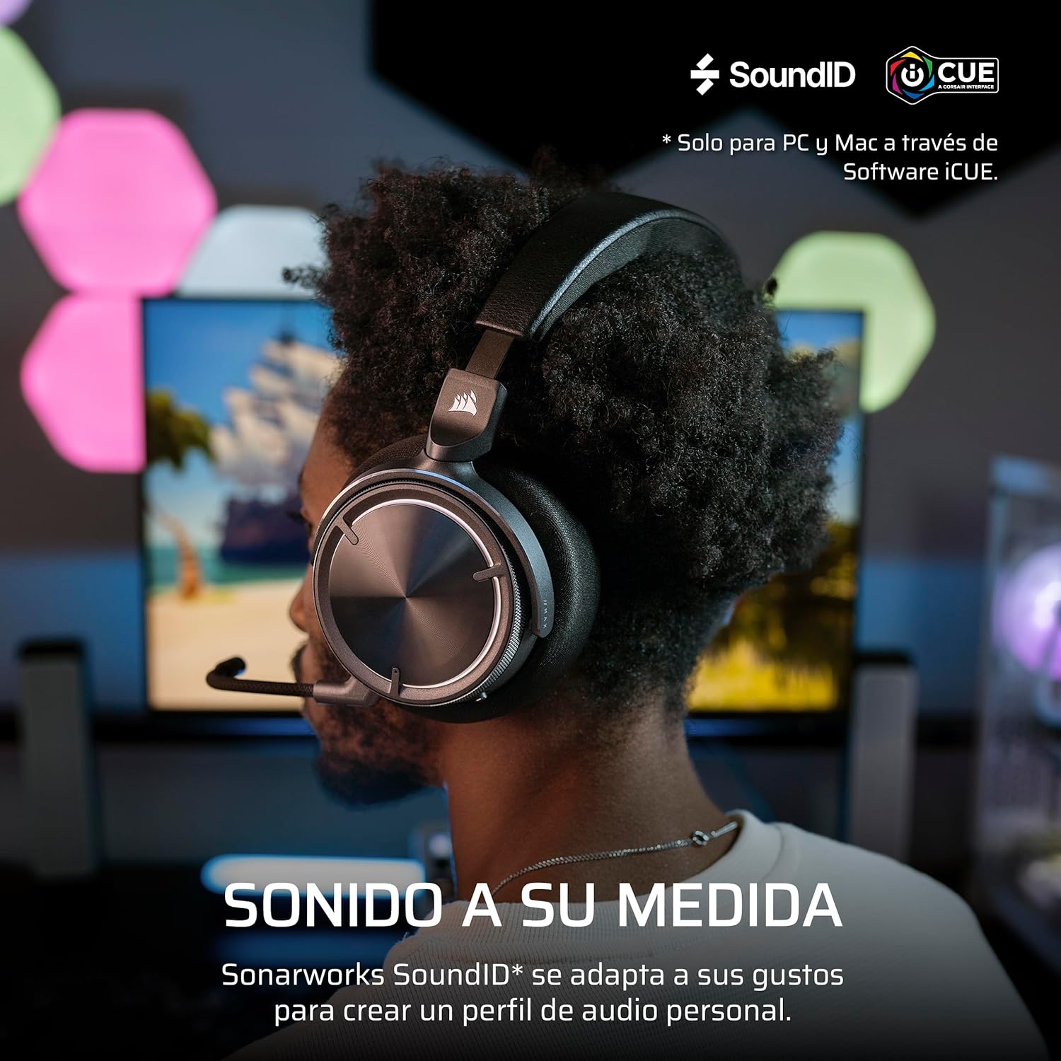 Thumbnail 4 de Corsair Virtuoso MAX Wireless Auriculares Gaming Bluetooth