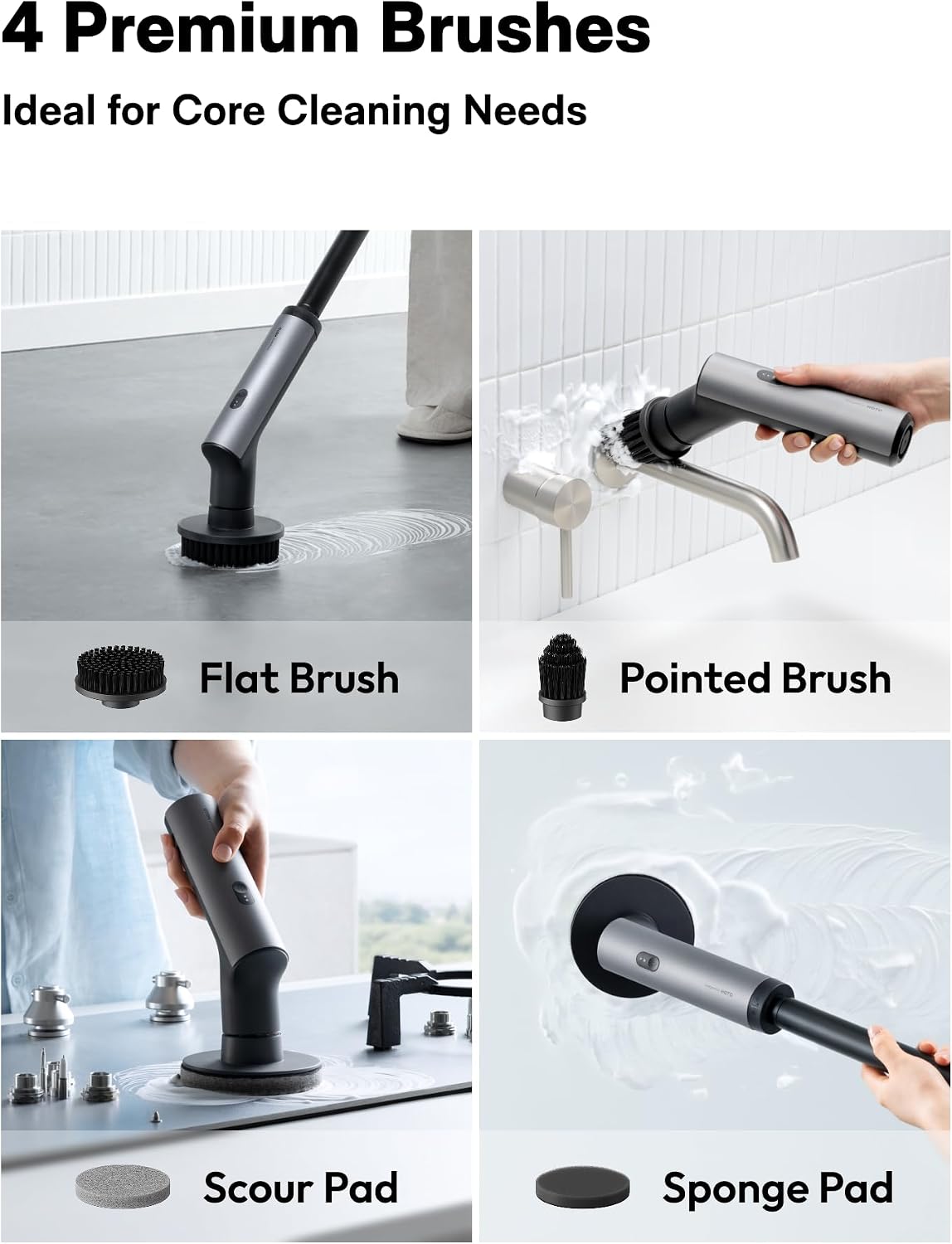 Detalle 2 de HOTO Cordless Spin Scrubber Swift