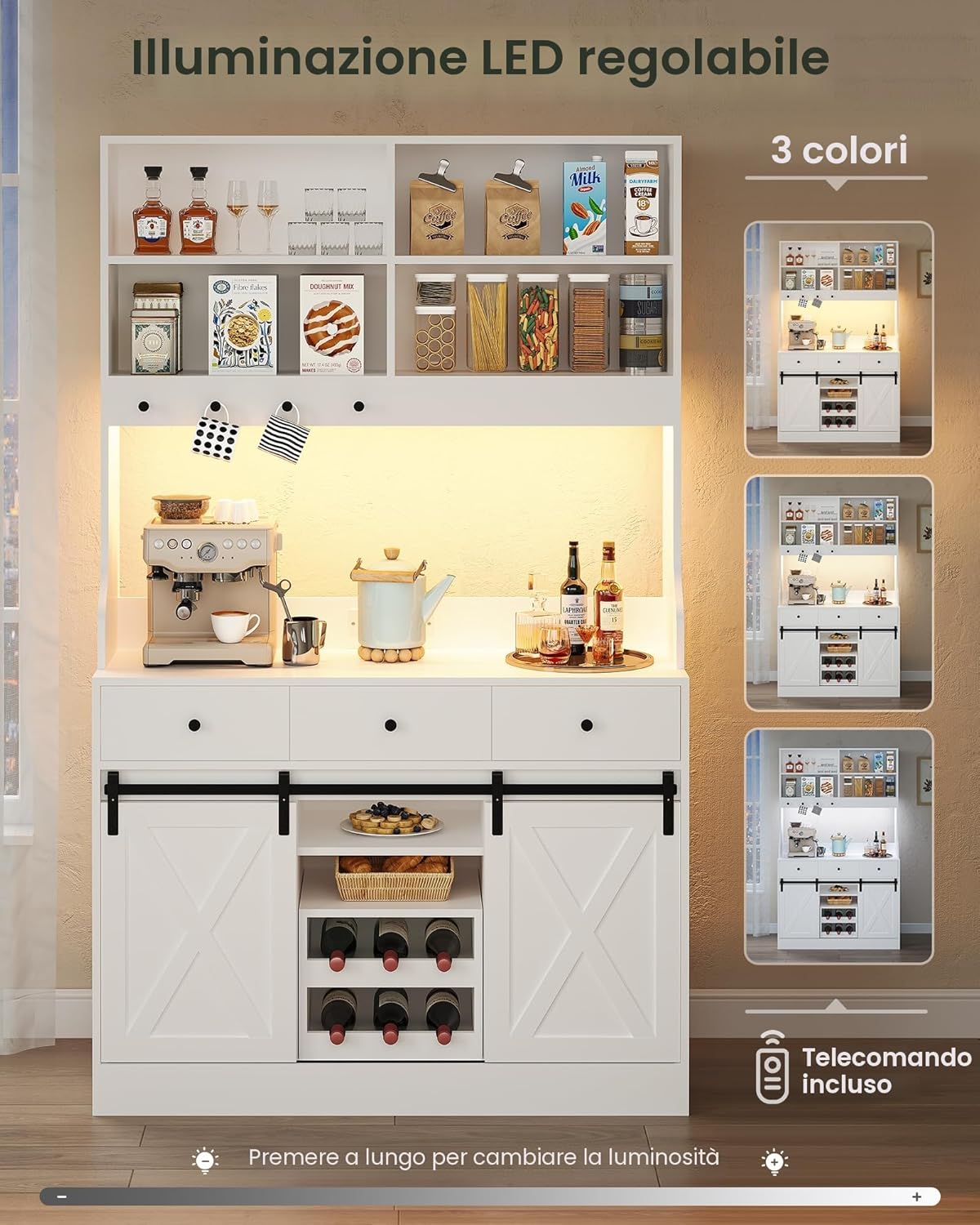 Thumbnail 4 de Credenza Cucina 103,5×40×180 cm