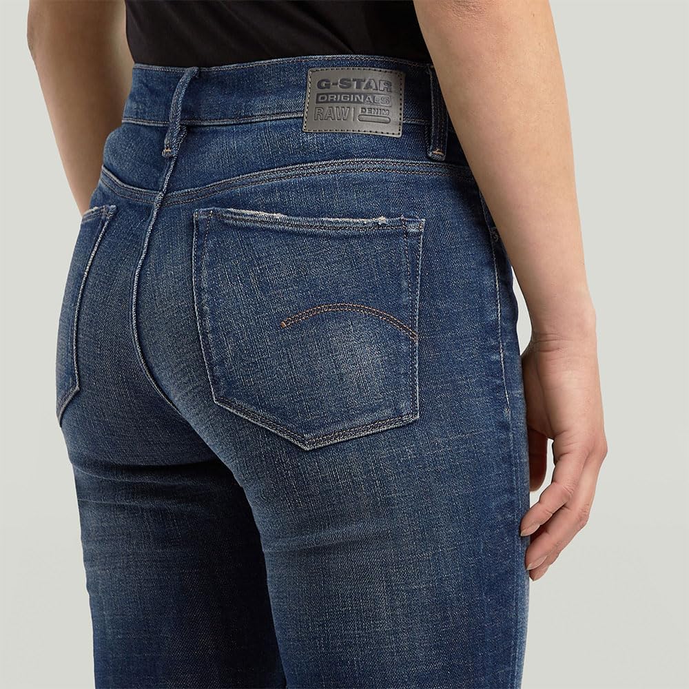 Detalle 1 de G-Star Damen 3301 Skinny Jeans – klassische 5-Taschen-Jeans mit High-Waist-Schnitt