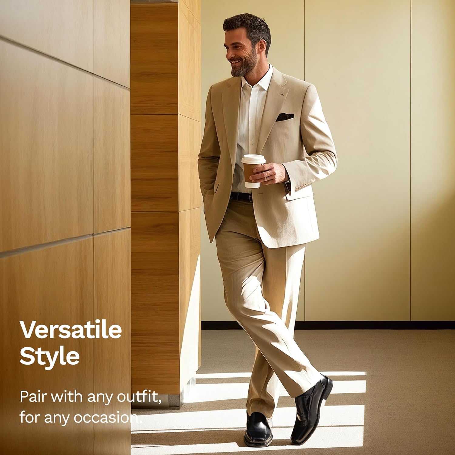 Thumbnail 6 de Bruno Marc Men's Slip On Loafers