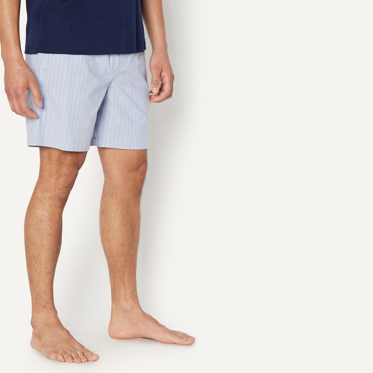 Thumbnail 1 de Amazon Essentials Herren-Pyjama-Shorts (kurz) aus Baumwoll-Stretch-Popeline – 2er-Pack