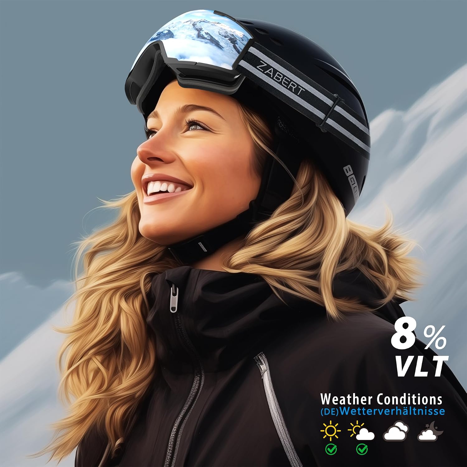 Thumbnail 2 de ZABERT Skibrille OTG für Brillenträger