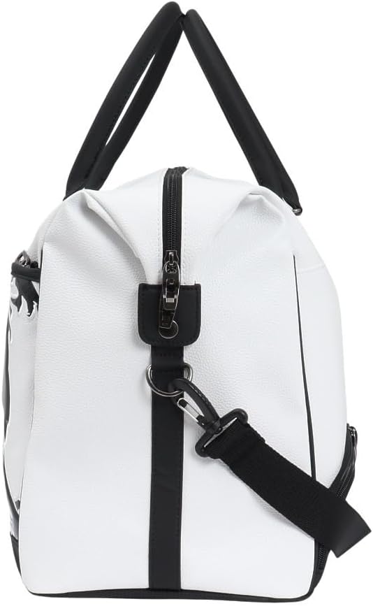 Detalle de FOS902001 SKULL BOSTON BAG 18.0 ボストンバッグ|アップリケロゴ・シューズ収納・容量調整