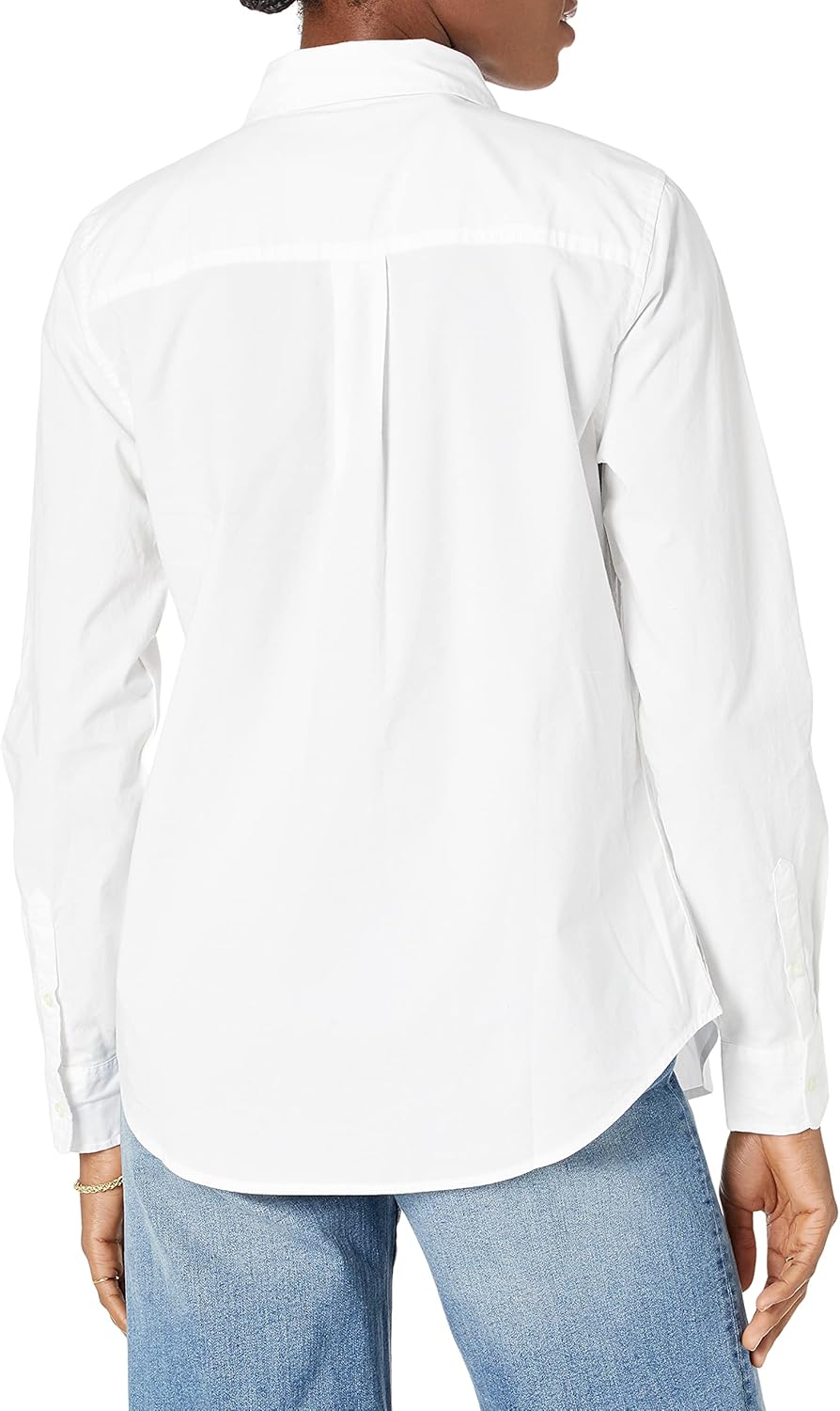 Thumbnail 1 de Camicia Amazon Essentials da donna in popeline di cotone a maniche lunghe con bottoni sul colletto, vestibilità classica