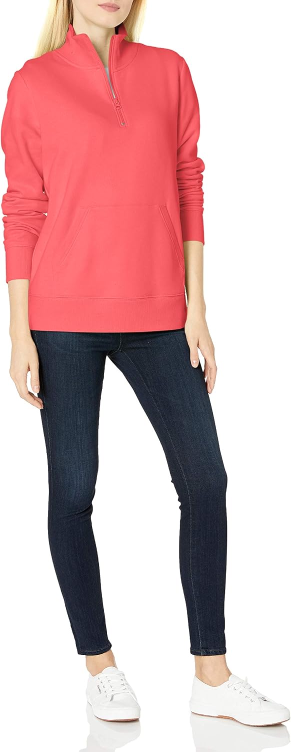 Detalle 1 de Amazon Essentials fleece quarter-zip sweatshirt